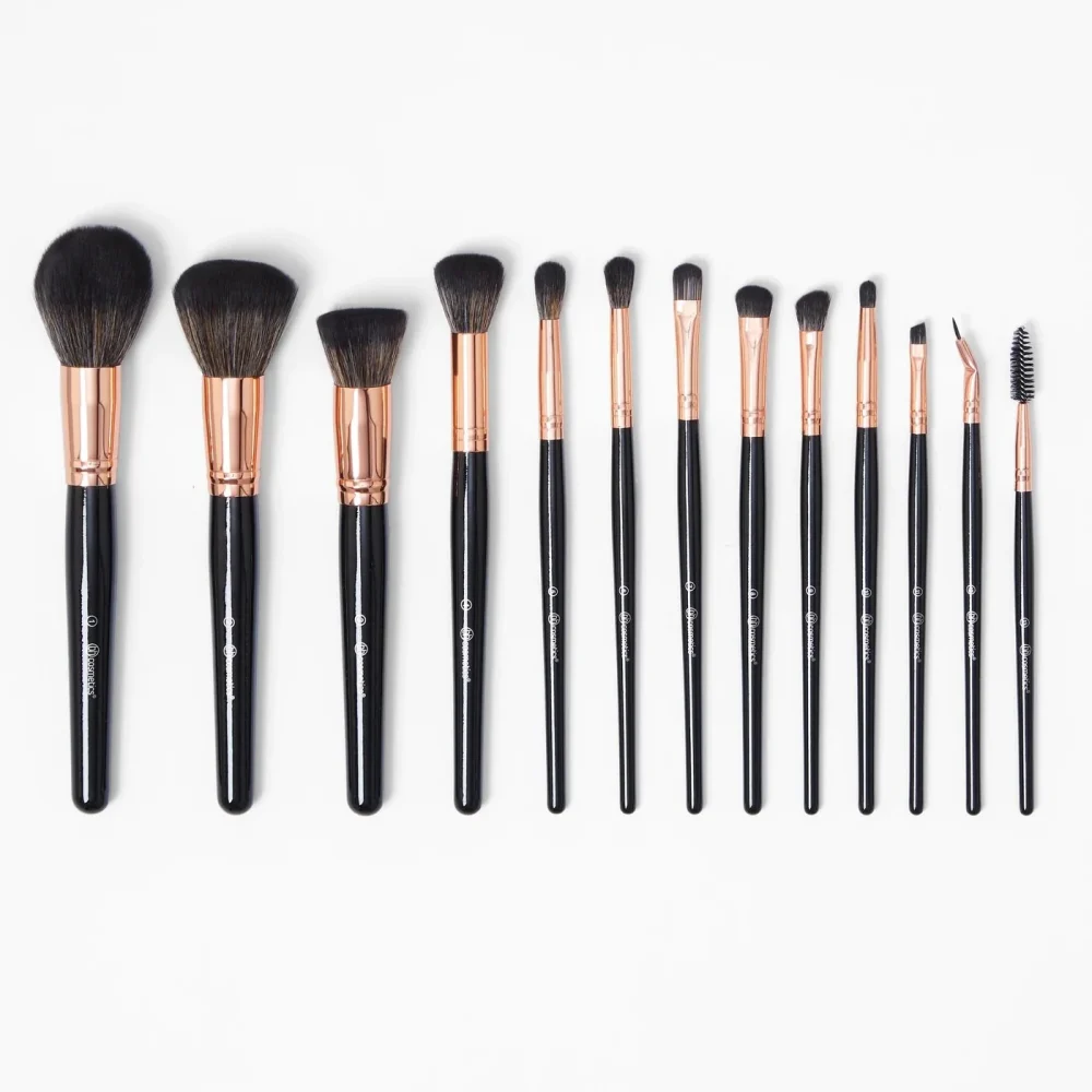 BH Cosmetics Rose Gold 13-Piece Brush Set – Luxury & Precision in Every Stroke! - Image 2